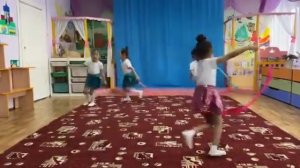 Гимнастика. Танец с ленточками.5-7 лет МБДОУ детский сад «Кэскил»