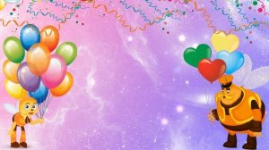 Футаж С днем рождения! Мультик Лунтик