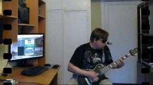 Приключения электроников-Трава у дома-Guitar cover