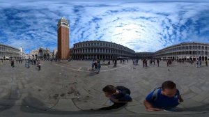 Walking Piazza San Marco in Venice - 360VR