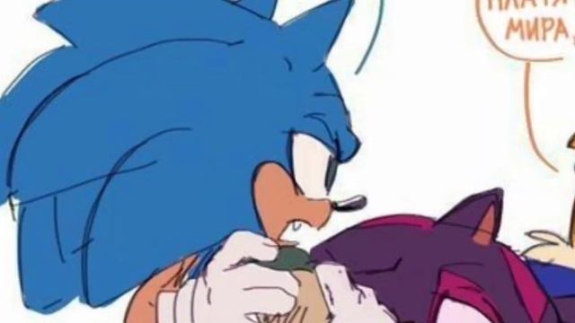 Озвучка смешных комиксов по Сонику #7, Соник хочет ЖРАЦ. XD смотреть онлайн