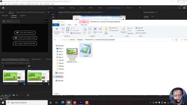 How to Export or Save Selected Subtitle Lines in Subtitle Edit and use in NLE like Premiere Pro смотреть онлайн