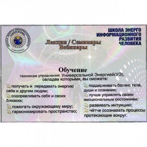 ВВЕДЕНИЕ В ТЕОРИЮ УНИВЕРСАЛЬНОЙ ЭНЕРГИИ