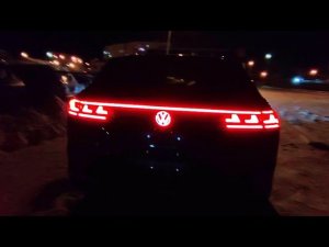 Volkswagen Teramont X - подсветки ночью (цена ниже, в описании)