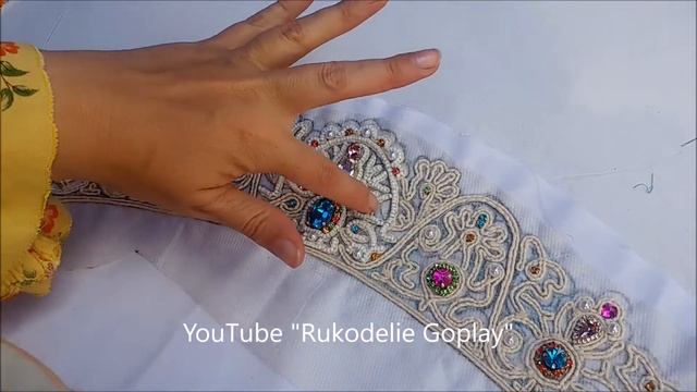 ВЫШИВКА ПО БЕЛИЮ, кокошник. "Рученички" творческая мастерская,  РУКОДЕЛИЕ