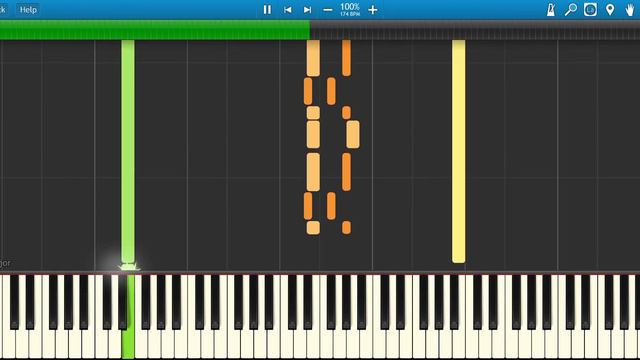 Ultraman Gaia Opening Theme Synthesia (Midi) смотреть онлайн