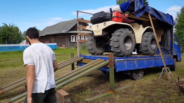 Транспортировка квадроцикла Gor смотреть онлайн