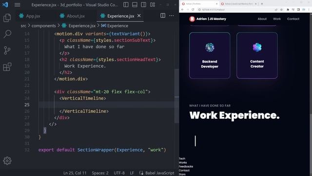 Build and Deploy an Amazing 3D Web Developer Portfolio in React JS | Beginner Three.js Tutorial