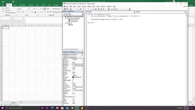Excel VBA  How to hide workbook showing the userform only | Ep 4