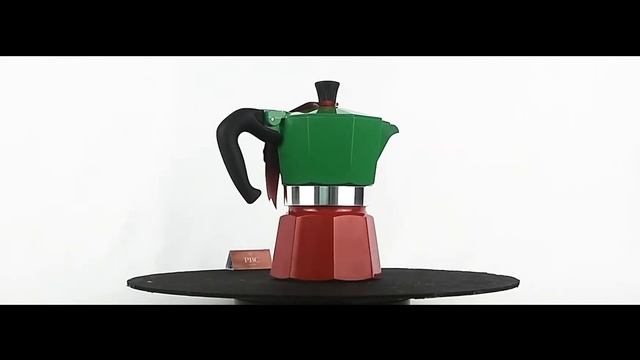BIALETTI Moka Italia Moka Pot Espresso Coffee Maker, Tricolour, (3 Cups / 130ml) смотреть онлайн