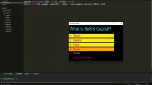 Pygame Quiz Maker