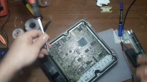 Audi Q7 3.6 ecu, вскрытие  ....