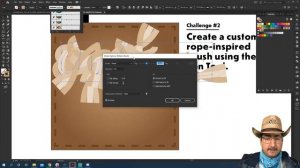 Illustrator Daily Creative Challenge - Make a Rope Brush | Adobe Creative Cloud
