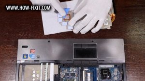 HP EliteBook 8540w Disassembly, Fan Cleaning and Thermal Paste Replacement