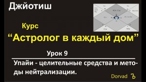 Упайи - целительные средства в астрологии. Урок 9