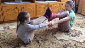 Мини йога челлендж с моей любимой сестричкой ?