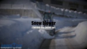 Отвал для снега на мини погрузчик MultiOne