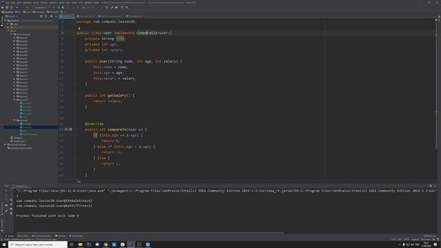 Урок 20. Компаратор. Интерфейсы Comparable, Comparator [Курсы Java с нуля] смотреть онлайн