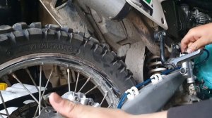 регуль мото спорт 003 2020г . установка нового тормозного шланга