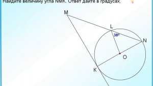 Окружность, касательная. Свойство касательной