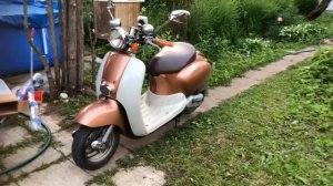 Honda Giorno Crea AF-54 короткий обзор на мопед