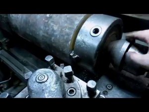 Как закрепить БОЛЬШУЮ трубу на токарном станке 1к62