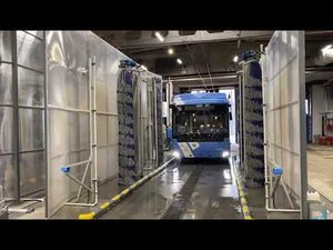 Моечная установка проездного типа для мытья автобусов, троллейбусов, трамваев  - Сделано в РОССИИ -
