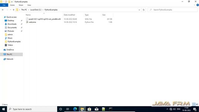 How to install python module psutil manually from whl package using pip command on Windows 10