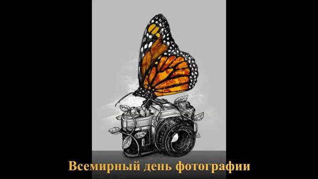 19 августа   -  Всемирный день фотографии - День превращения в бабочку