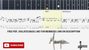Mudvayne - Not Falling (🔴Bass Tabs | Notation) @ChamisBass #mudvaynebasstabs #chamisbass #mudvayne
