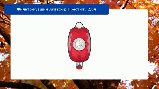 Фильтр-кувшин Аквафор Престиж, 2,8л смотреть онлайн