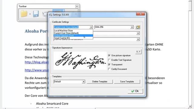 Digitally sign with your e-government certificate without having to install any software смотреть онлайн