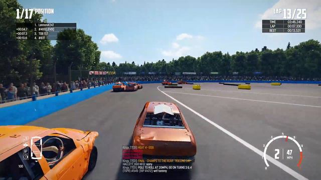 Aldershot New - Unlimited Bangers - All Orange Cars - Wreckfest Banger Racing смотреть онлайн
