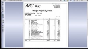 PractiCAM  - Reporting (Fittings & Parts)