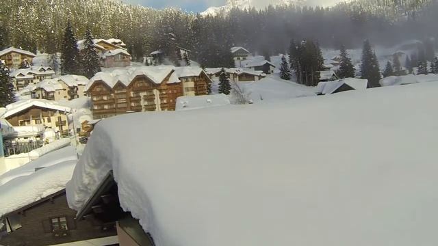 горнолыжный курорт Мадонна Ди Коммпильо с воздуха(Италия) ч.1 смотреть онлайн