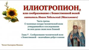 16. Илиотропион ЧАСТЬ III, ГЛАВА V.