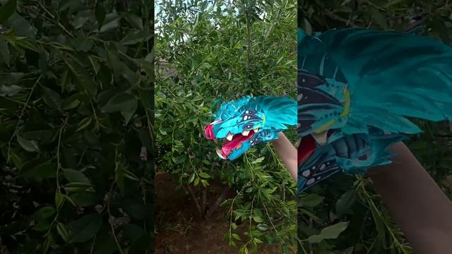 Детские поделки, Дракон из бумаги. смотреть онлайн