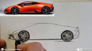 как нарисовать машину поэтапно how to draw a car step by step