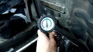 Замер компрессии дизельного двигателя Митсубиси кантер двигатель 4dr7.