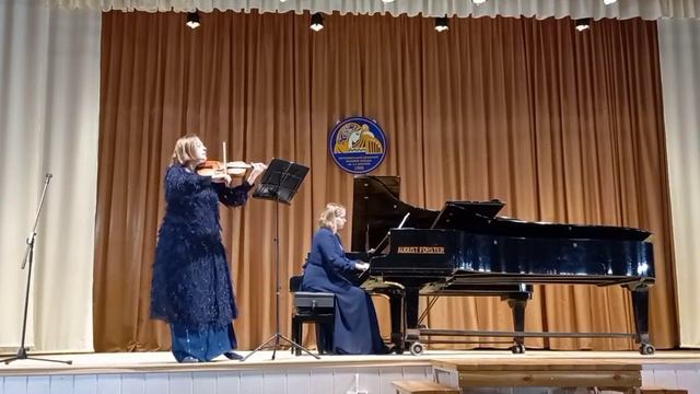 Віардо П. Соната для скрипки і фортепіано. Фінал. Ольга Синицька скрипка, Анастасія Плотнікова ф-но смотреть онлайн