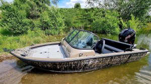 ПЯТНИСТЫЙ ХИЩНИК. NorthSilver 525 Fish лодка для рыбалки НА ДИВАНЕ. Красавчик Mercury F 115  Pro XS