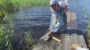 Большая стирка на острове Кижи!