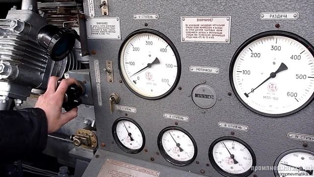 Расконсервация и пуск в работу компрессора УКС-400.avi