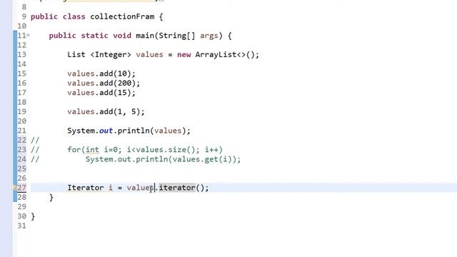 #71 | Accessing Arraylists Elements Multiple-Ways(Hindi) | Using get(), Iterator & Enhanced for loo