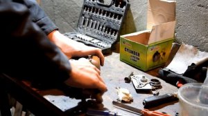 Переборка двигателя китайского квадроцикла.