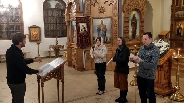 И.В. Кузнецов. Антифоны степенны. Глас 6. Исполняет хор Никольского собора города Павловска. смотреть онлайн