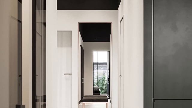 Небольшая стильная квартира в серо-черно-белых тонах смотреть онлайн