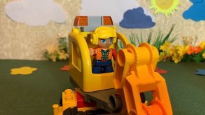 LEGO DUPLO Build & Play Truck and Excavator/Лего Дупло - собирай и играй Грузовик и Экскаватор
