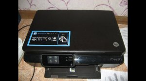 Принтер HP Photosmart 5510 не печатает черными чернилами. Очистка печатающей головки без снятия.