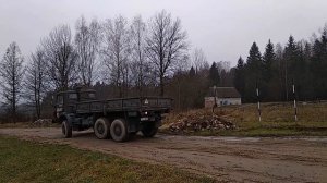 Первый урок вождения Камаза